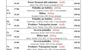 Program kina - 11/2025 - 1