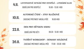 Akce knihovny v listopadu
