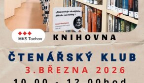 ČTENÁŘSKÝ KLUB – SETKÁNÍ PRO DOSPĚLÉ