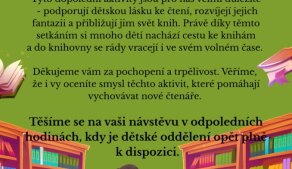 Omezený provoz v dětském oddělení