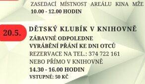 Přehled akcí v květnu