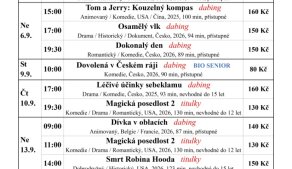Program kina - 09/2026 - 2